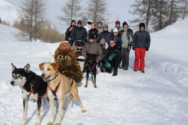  Incentive and Dog Sled Man Team Building 